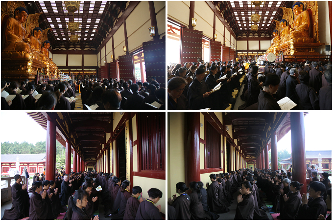 净土苑“五一”佛七之三皈五戒