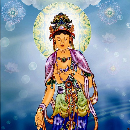 月光菩萨圣诞暨中秋节积福慧供灯共修已圆满