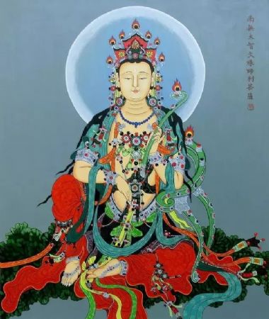 今日恭迎文殊菩萨成道日!祈愿众生智慧增长、破除无明! 今日恭迎文殊菩萨成道日!祈愿众生智慧增长、破除无明!