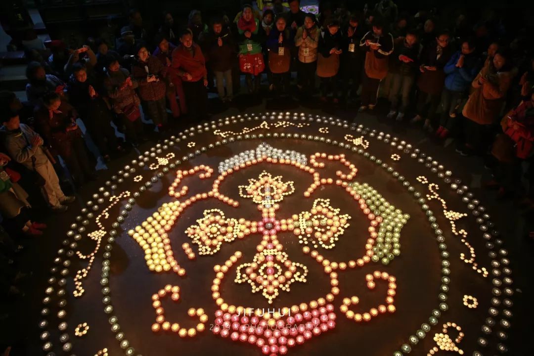 观世音菩萨出家日积福慧供灯共修已圆满