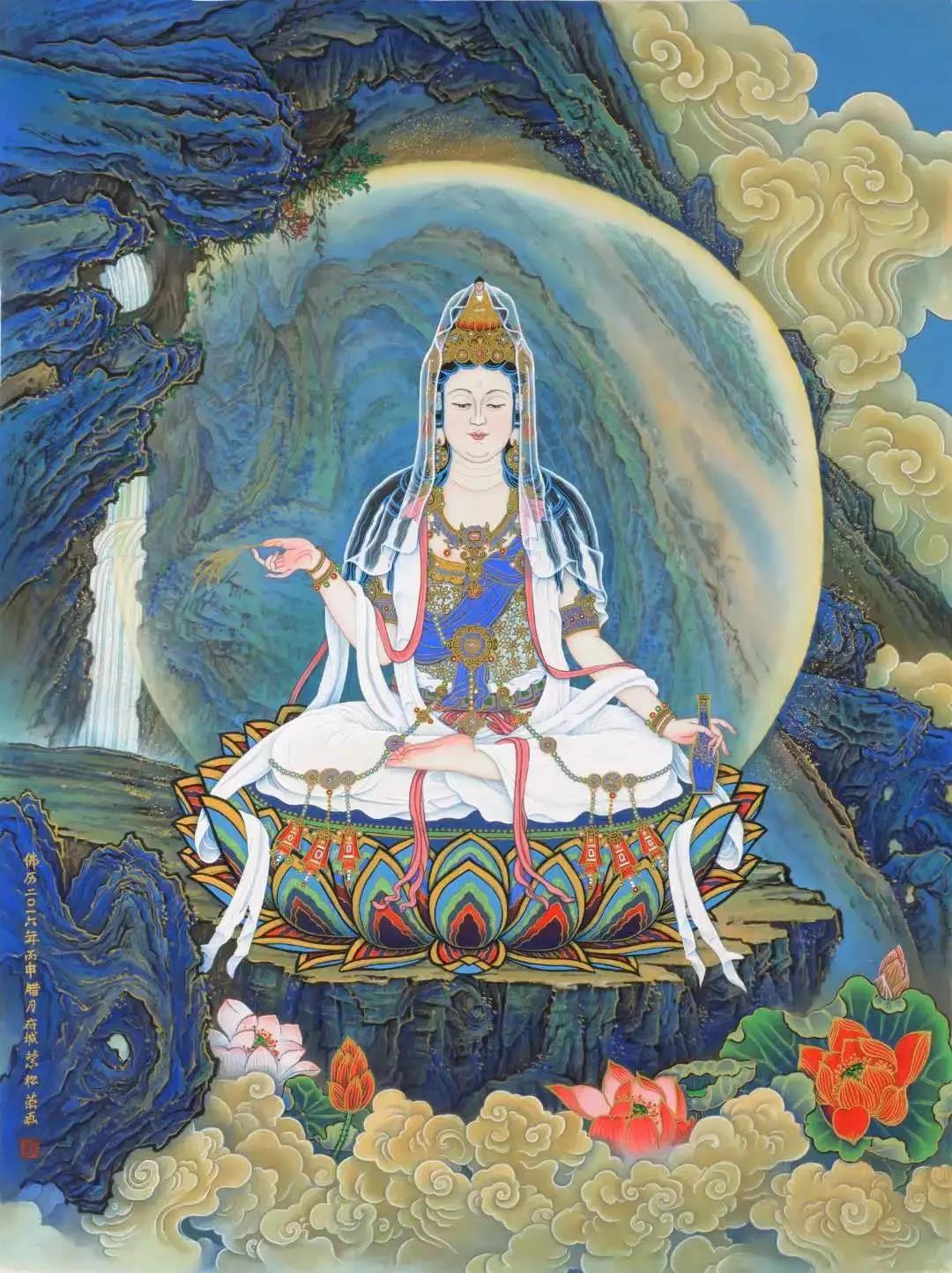 今日恭迎观世音菩萨出家日！祈愿一切众生消灾免难、福慧圆满！