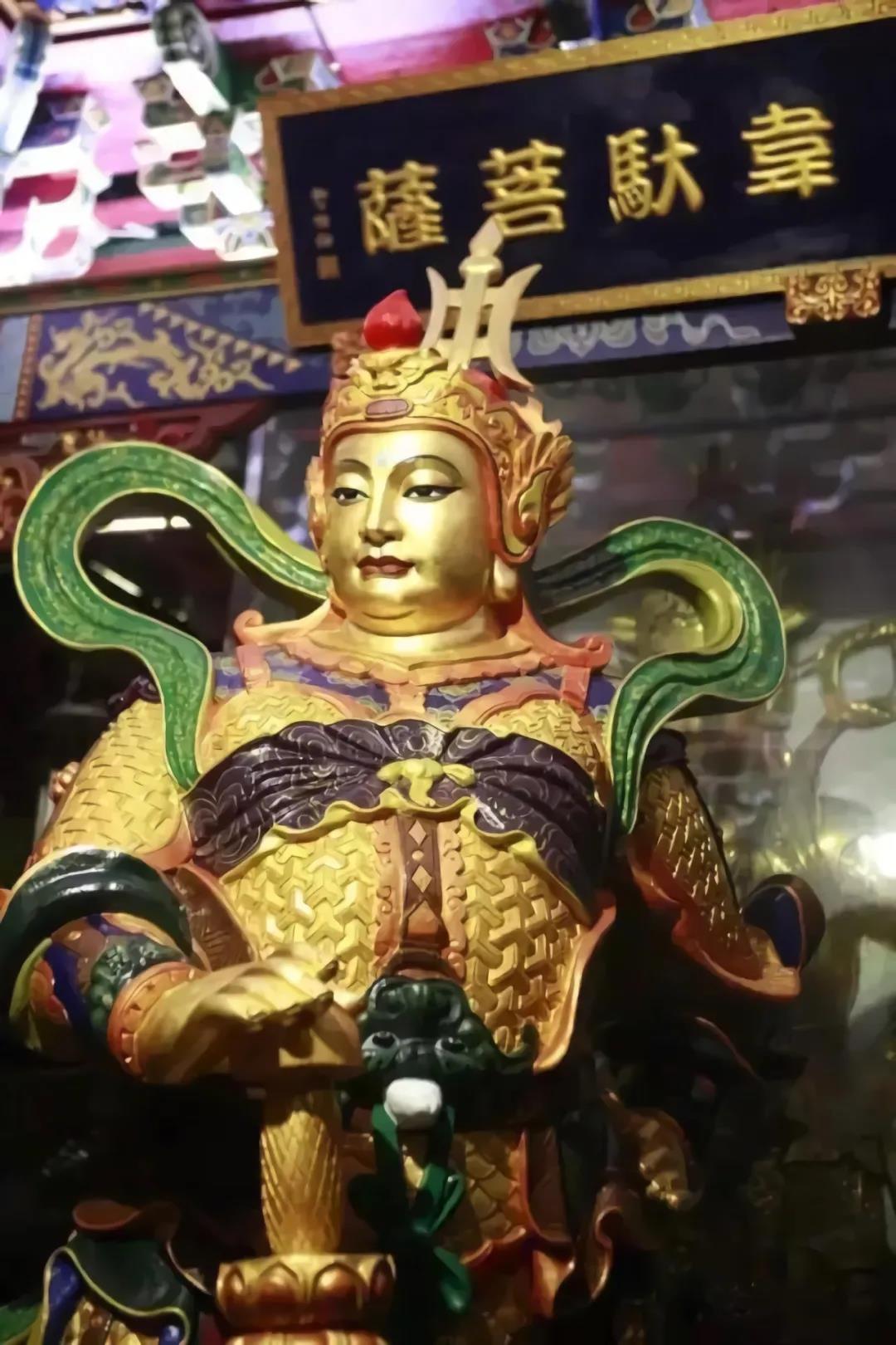 今日恭逢韦驮菩萨圣诞！驱邪扶正气，​一杵镇山河！