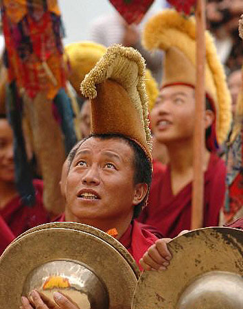 组图:拉萨雪顿节展示藏文化精粹