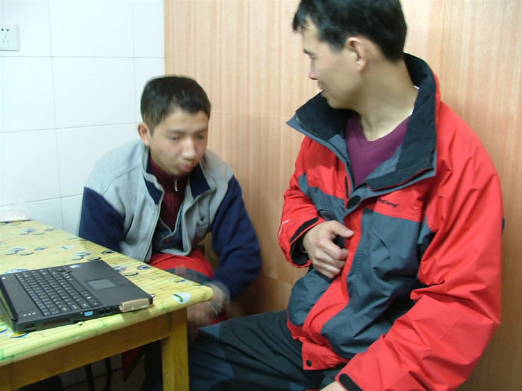 我来作按摩－很灵的