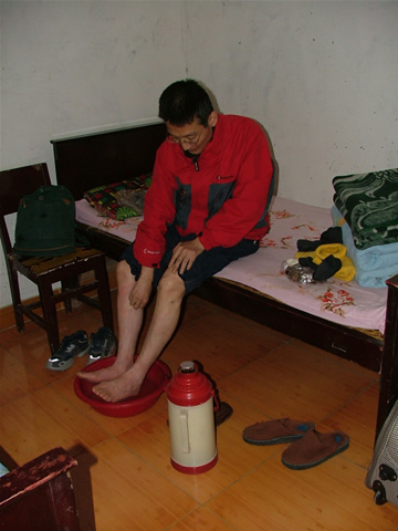 今晚的旅店比较简陋