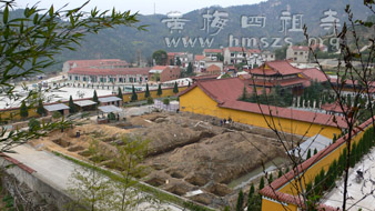 黄梅四祖寺建设中的慈云阁