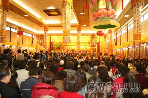 香港宝莲寺启建水陆息灾法会祈和谐、祥和