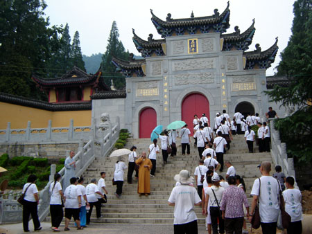 朝礼黄梅五祖寺