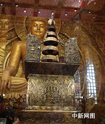 南京七宝阿育王塔开启 五一起向公众展出(图)