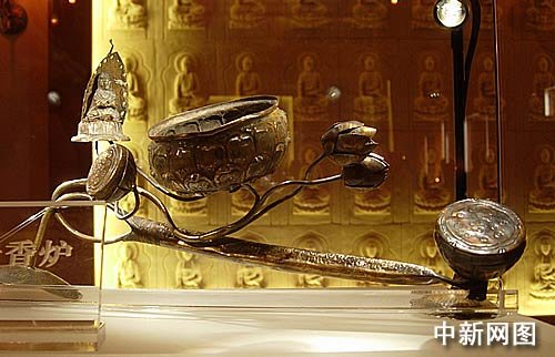 南京七宝阿育王塔开启 五一起向公众展出(图)