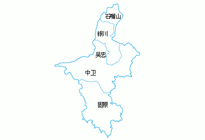 宁夏自治区简图图片