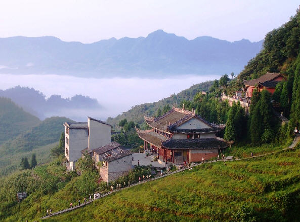 扎西镇云海寺威信县云南寺院