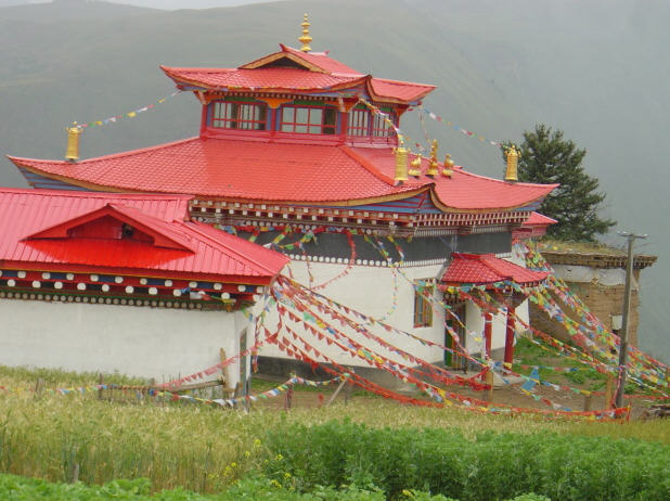 新龙县纳卡寺甘孜州四川寺院