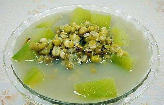 冬瓜荷叶绿豆汤