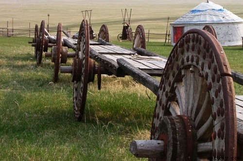 勒勒车——蒙古族使用的传统交通运输工具