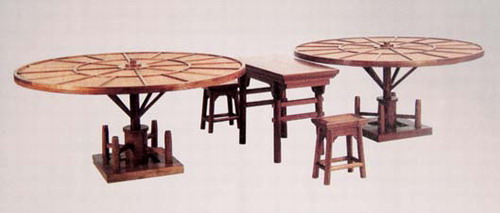 王祯设计发明的转轮排字盘(模型)