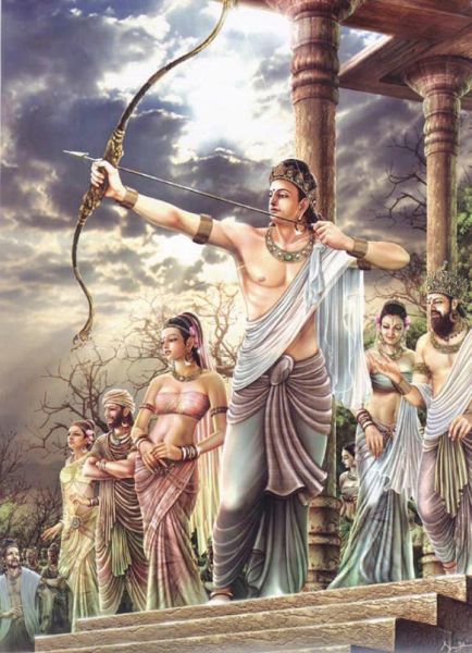 悉达多太子比箭