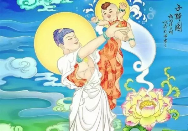 阿弥陀佛怜念众生,生生世世不相舍离