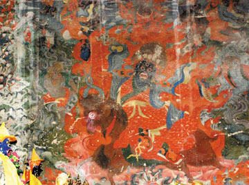 呼和浩特大召寺壁画图片